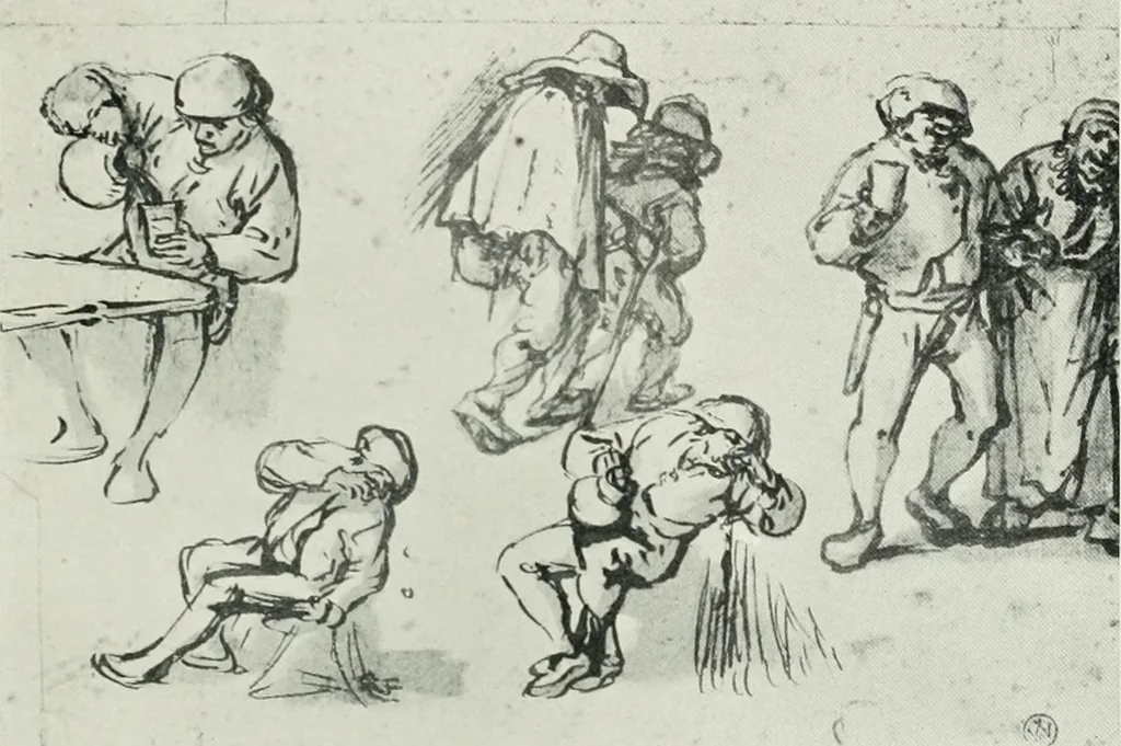 An illustration from The art of the great masters, as exemplified by drawings in the collection of Émile Wauters, membre de l'Académie royale de Belgique, 1913, leaf 268