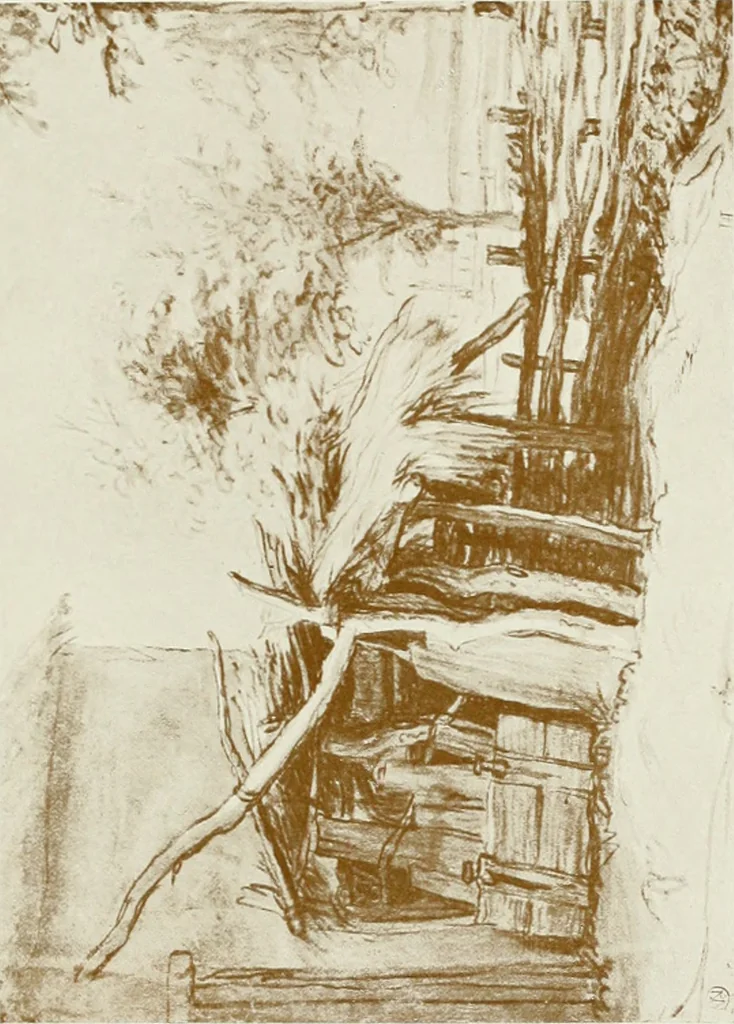 An illustration from The art of the great masters, as exemplified by drawings in the collection of Émile Wauters, membre de l'Académie royale de Belgique, 1913, leaf 274