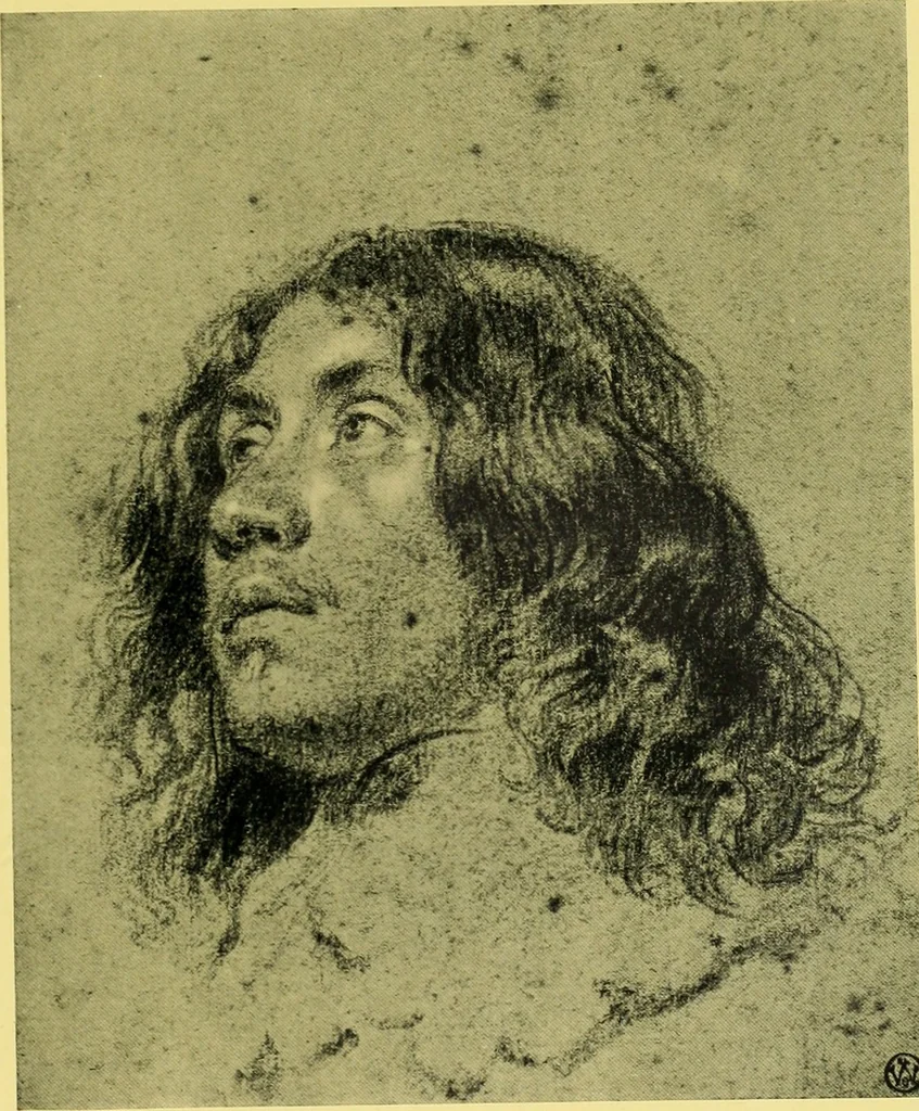 An illustration from The art of the great masters, as exemplified by drawings in the collection of Émile Wauters, membre de l'Académie royale de Belgique, 1913, leaf 278
