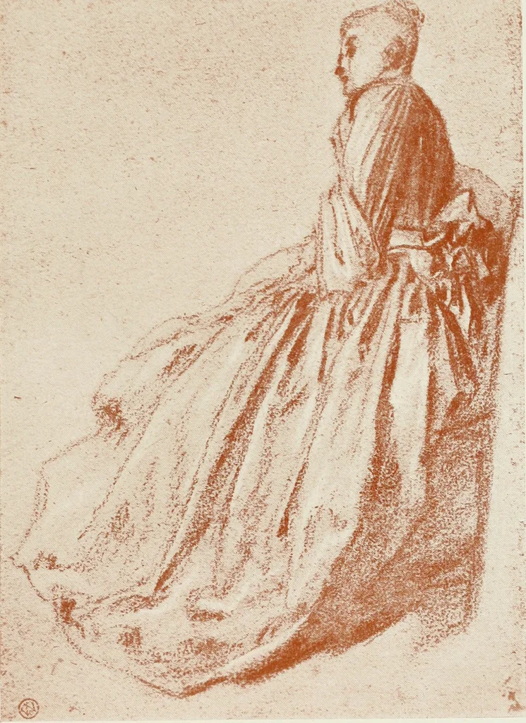 An illustration from The art of the great masters, as exemplified by drawings in the collection of Émile Wauters, membre de l'Académie royale de Belgique, 1913, leaf 284