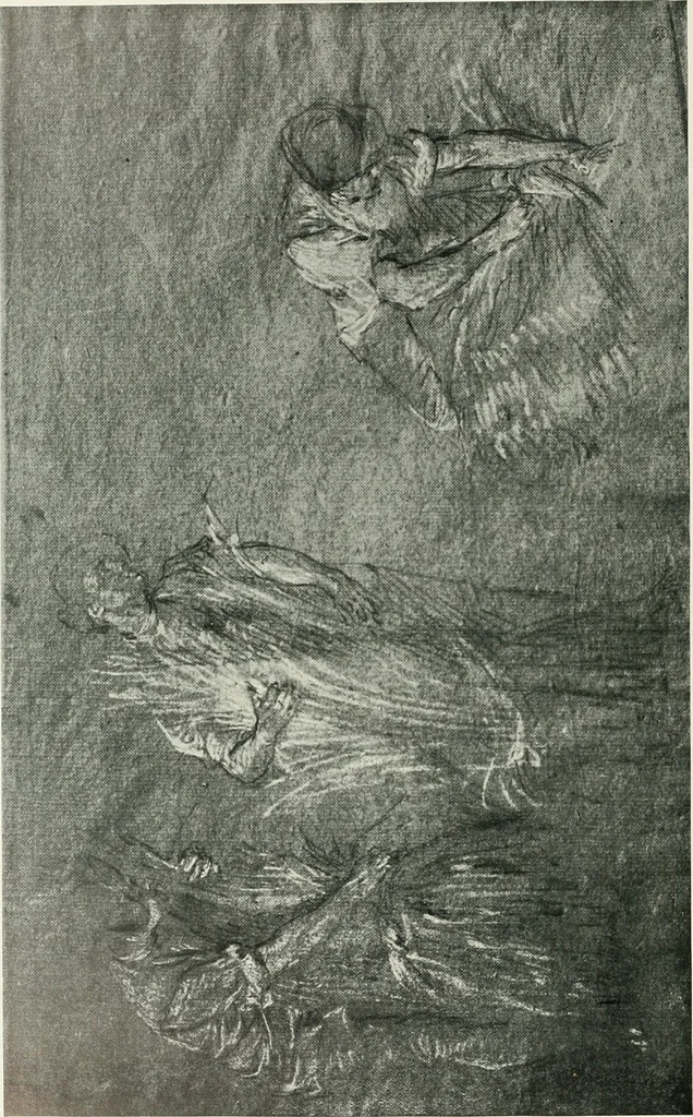 An illustration from The art of the great masters, as exemplified by drawings in the collection of Émile Wauters, membre de l'Académie royale de Belgique, 1913, leaf 293