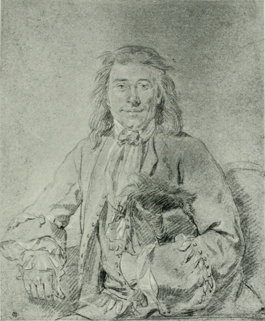 An illustration from The art of the great masters, as exemplified by drawings in the collection of Émile Wauters, membre de l'Académie royale de Belgique, 1913, leaf 308