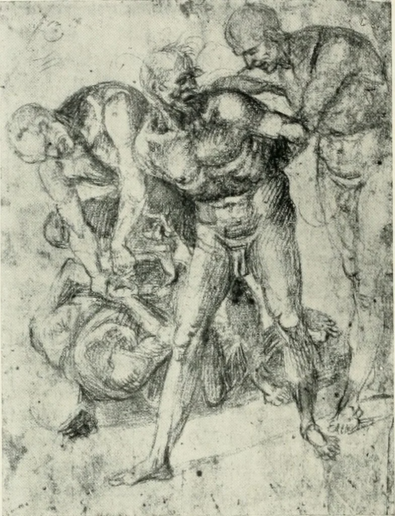An illustration from The art of the great masters, as exemplified by drawings in the collection of Émile Wauters, membre de l'Académie royale de Belgique, 1913, leaf 31