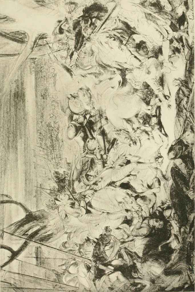 An illustration from The art of the great masters, as exemplified by drawings in the collection of Émile Wauters, membre de l'Académie royale de Belgique, 1913, leaf 314