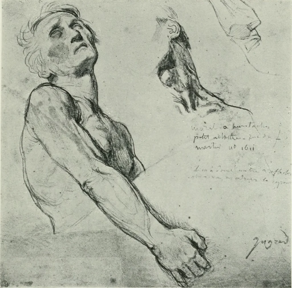An illustration from The art of the great masters, as exemplified by drawings in the collection of Émile Wauters, membre de l'Académie royale de Belgique, 1913, leaf 328