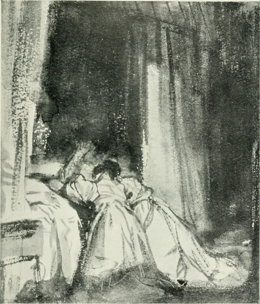 An illustration from The art of the great masters, as exemplified by drawings in the collection of Émile Wauters, membre de l'Académie royale de Belgique, 1913, leaf 334