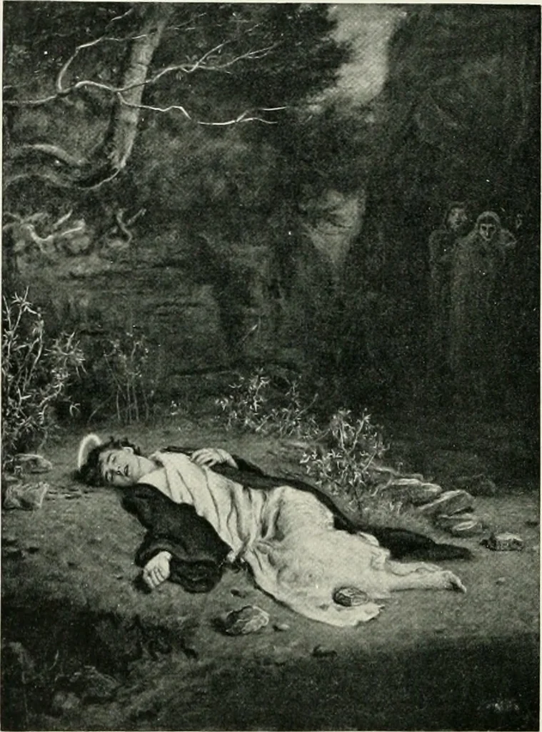 An illustration from The art of the great masters, as exemplified by drawings in the collection of Émile Wauters, membre de l'Académie royale de Belgique, 1913, leaf 335