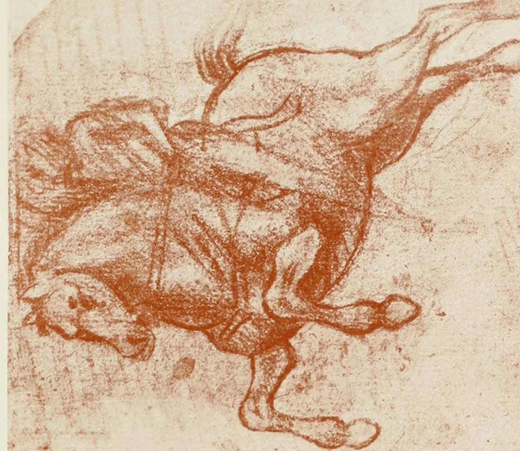 An illustration from The art of the great masters, as exemplified by drawings in the collection of Émile Wauters, membre de l'Académie royale de Belgique, 1913, leaf 50