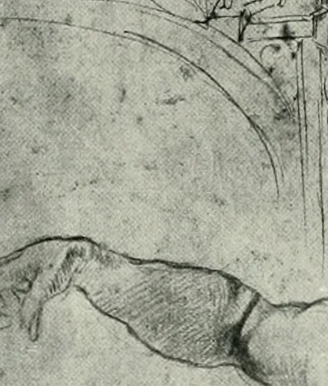 An illustration from The art of the great masters, as exemplified by drawings in the collection of Émile Wauters, membre de l'Académie royale de Belgique, 1913, leaf 63