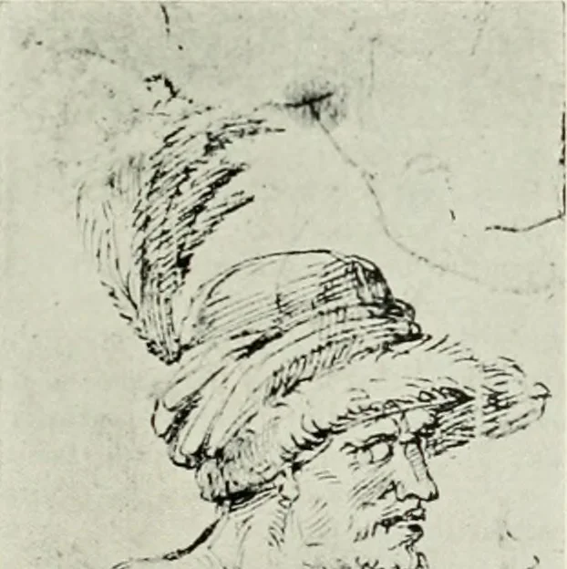 An illustration from The art of the great masters, as exemplified by drawings in the collection of Émile Wauters, membre de l'Académie royale de Belgique, 1913, leaf 72