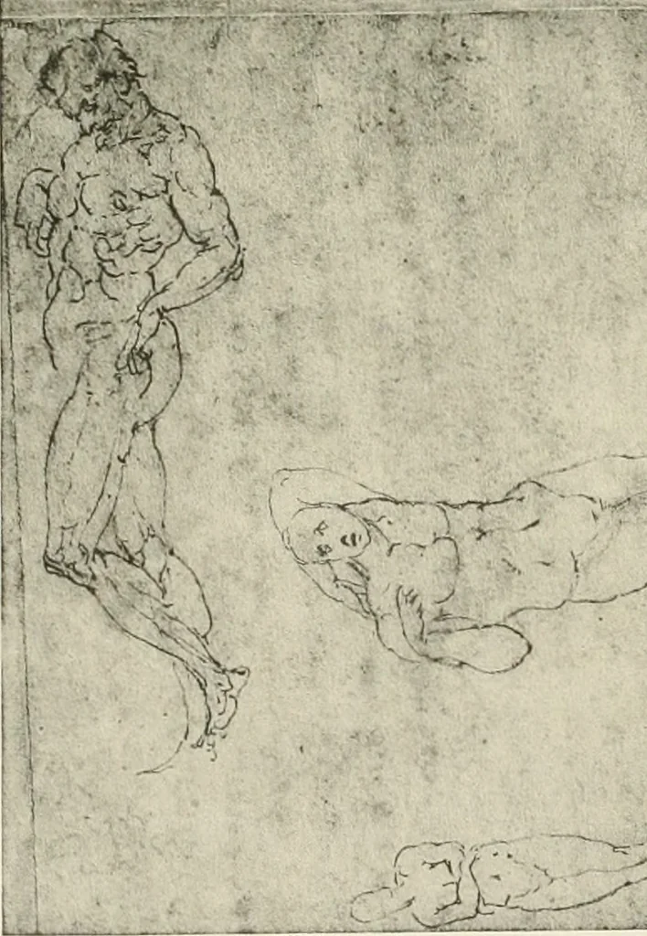 An illustration from The art of the great masters, as exemplified by drawings in the collection of Émile Wauters, membre de l'Académie royale de Belgique, 1913, leaf 75