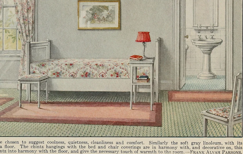 An illustration from The art of home furnishing and decoration, 1918, leaf 54
