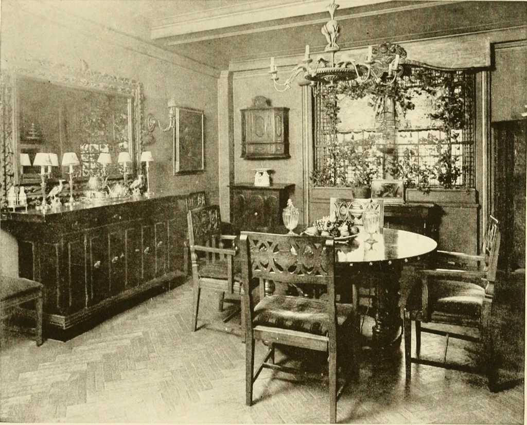 An illustration from The art of interior decoration, 1916, leaf 106
