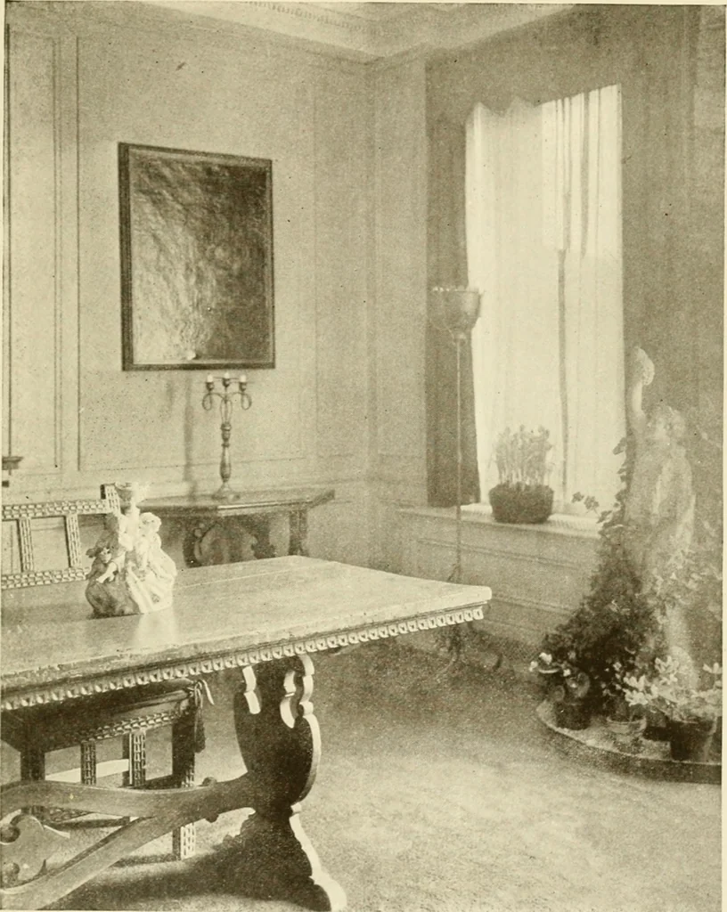 An illustration from The art of interior decoration, 1916, leaf 116