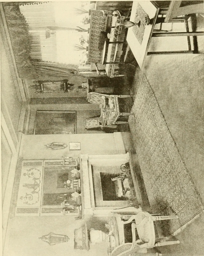 An illustration from The art of interior decoration, 1916, leaf 124