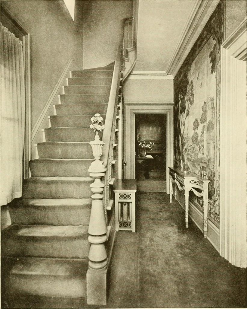 An illustration from The art of interior decoration, 1916, leaf 140