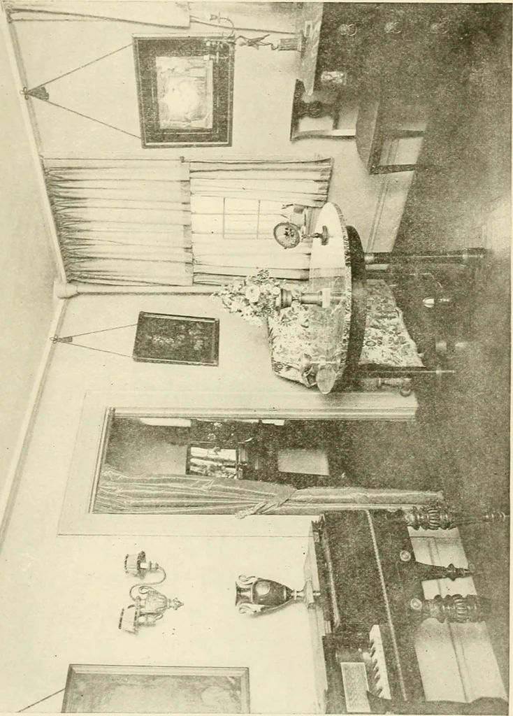 An illustration from The art of interior decoration, 1916, leaf 156