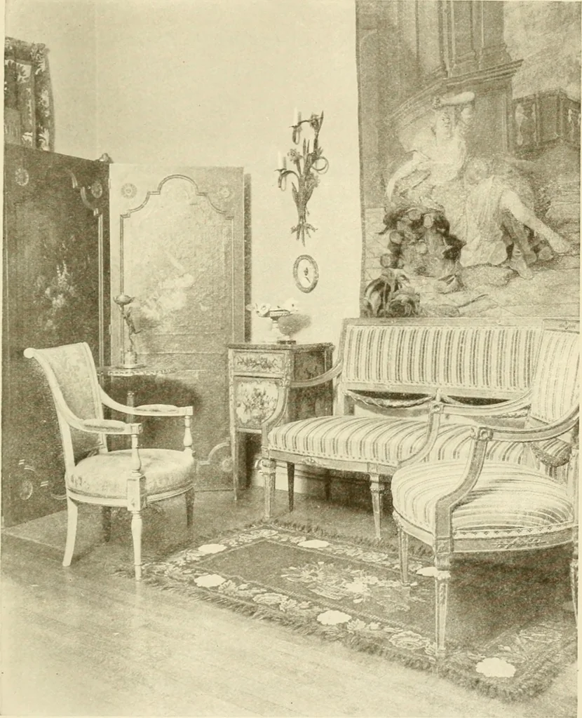 An illustration from The art of interior decoration, 1916, leaf 200
