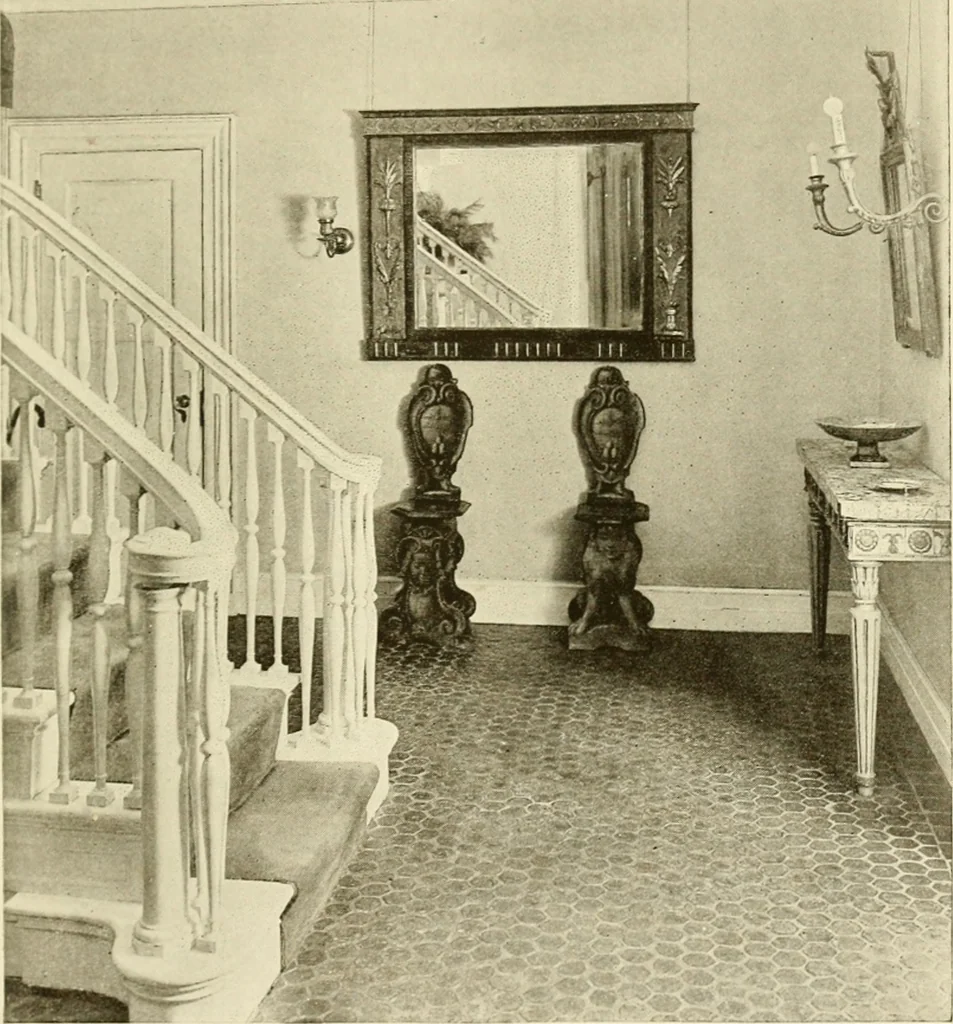 An illustration from The art of interior decoration, 1916, leaf 210