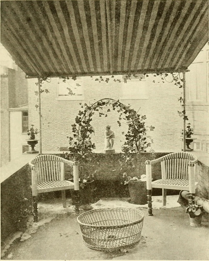 An illustration from The art of interior decoration, 1916, leaf 294