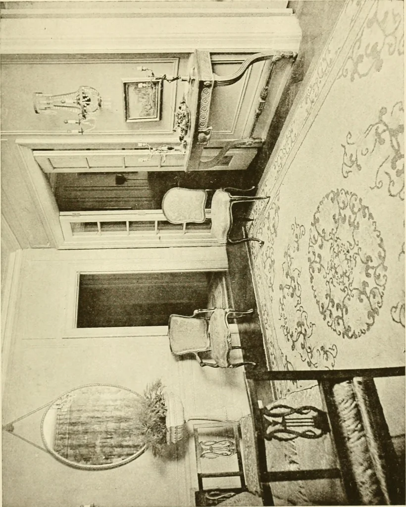An illustration from The art of interior decoration, 1916, leaf 328