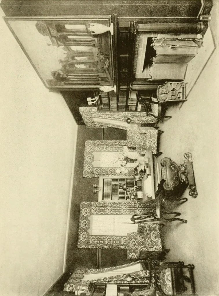 An illustration from The art of interior decoration, 1916, leaf 338