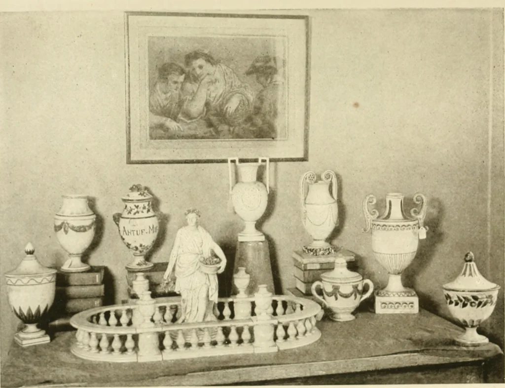 An illustration from The art of interior decoration, 1916, leaf 364