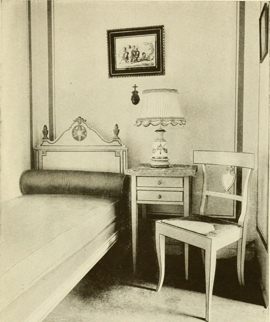 An illustration from The art of interior decoration, 1916, leaf 44