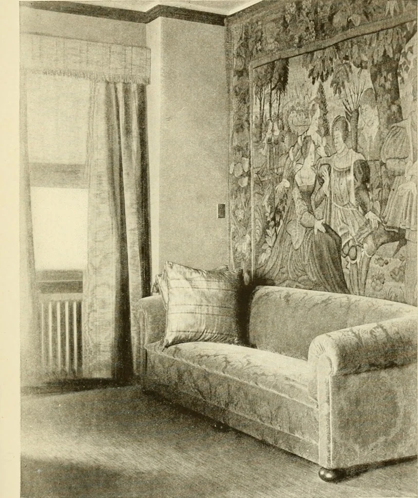 An illustration from The art of interior decoration, 1916, leaf 60