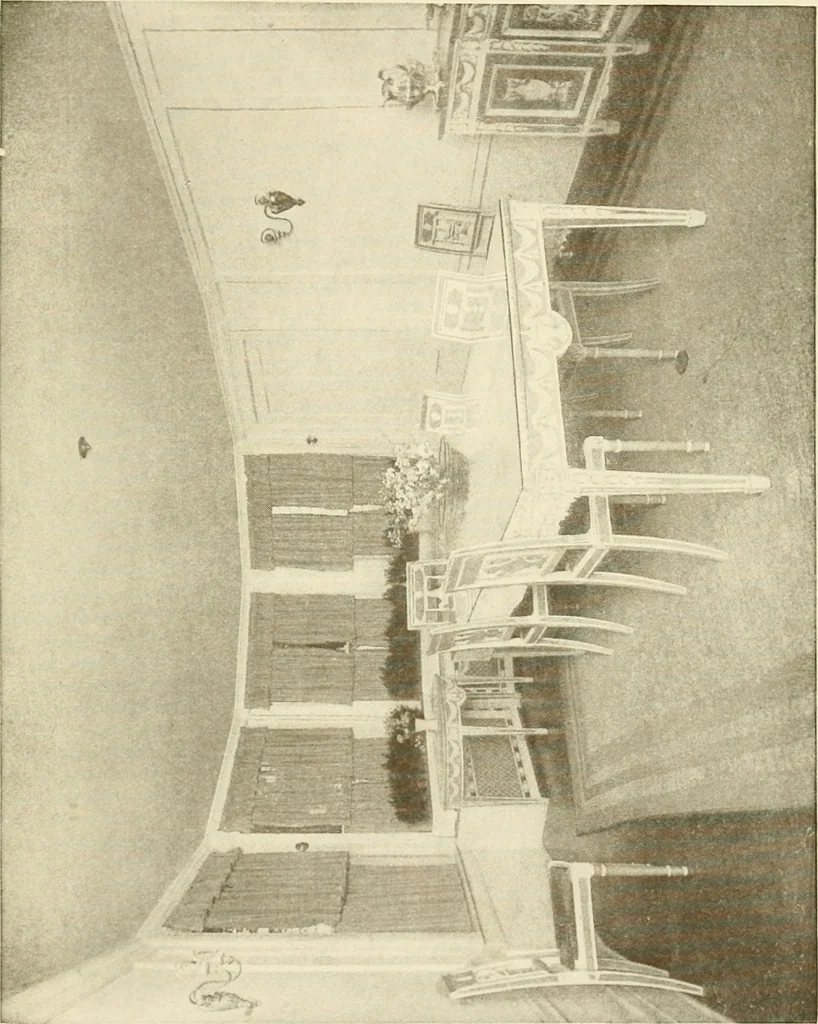 An illustration from The art of interior decoration, 1916, leaf 96