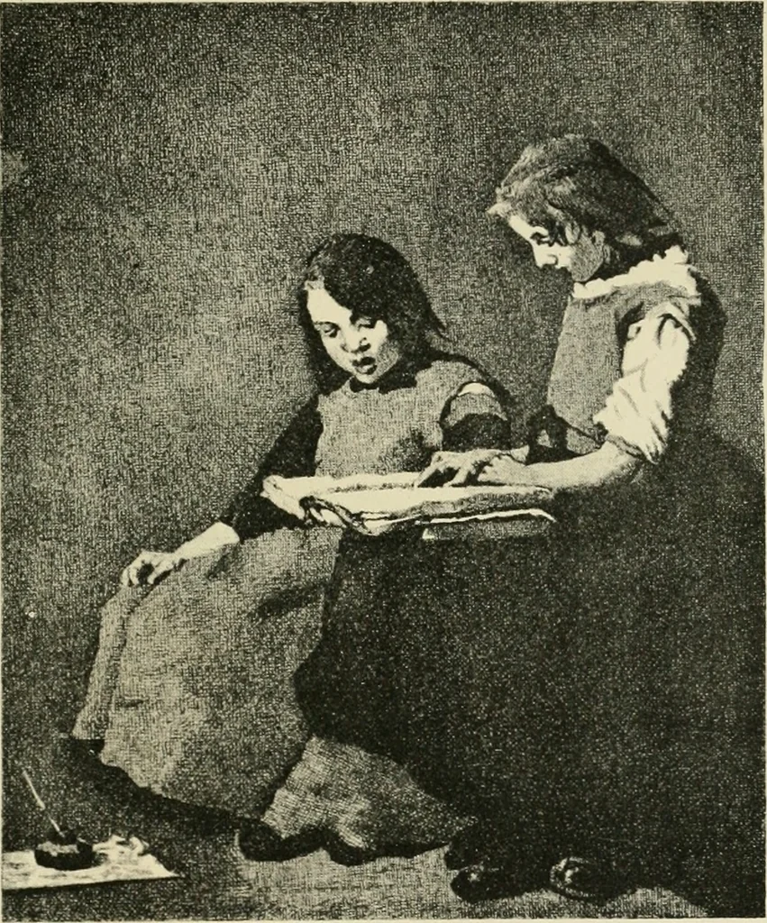 An illustration from The art of J. J. Hilder, 1918, leaf 126