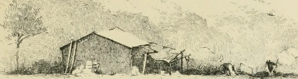 An illustration from The art of J. J. Hilder, 1918, leaf 148