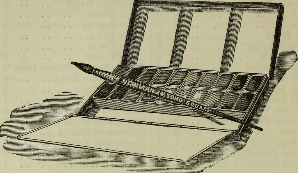 An illustration from The art of landscape painting in oil colours, 1880, leaf 77