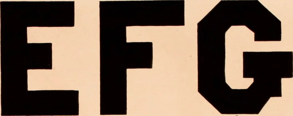 An illustration from The art of lettering and sign painter’s manual : a complete and practical illustration of the art of sign writing / by A. P. Boyce, 1878, leaf 16