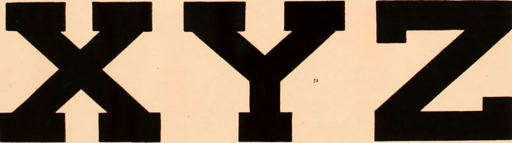 An illustration from The art of lettering and sign painter’s manual : a complete and practical illustration of the art of sign writing / by A. P. Boyce, 1878, leaf 32