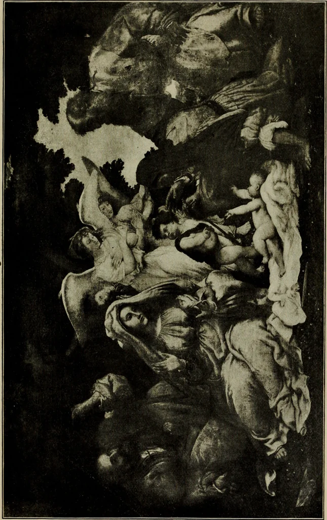 An illustration from The art of the Louvre, containing a brief history of the palace and of its collection of paintings, as well as descriptions and criticism of many of the principal pictures and their artists, 1905, leaf 154