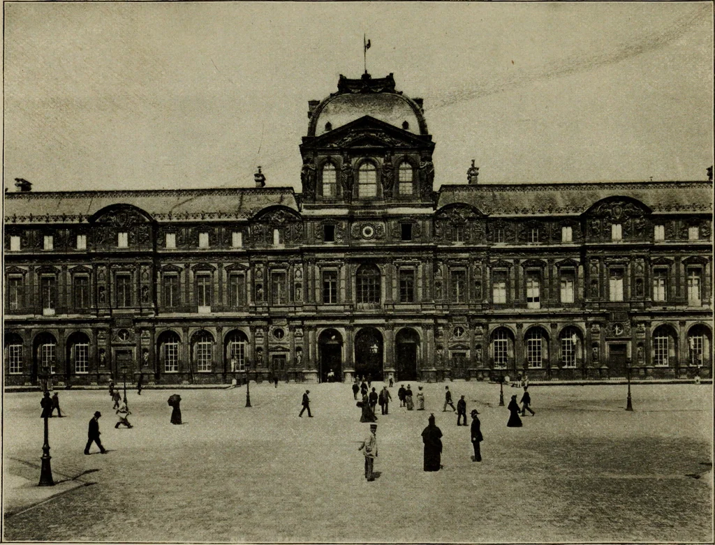 An illustration from The art of the Louvre, containing a brief history of the palace and of its collection of paintings, as well as descriptions and criticism of many of the principal pictures and their artists, 1905, leaf 36