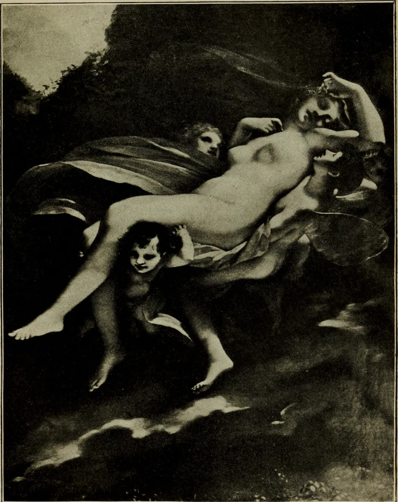 An illustration from The art of the Louvre, containing a brief history of the palace and of its collection of paintings, as well as descriptions and criticism of many of the principal pictures and their artists, 1905, leaf 414