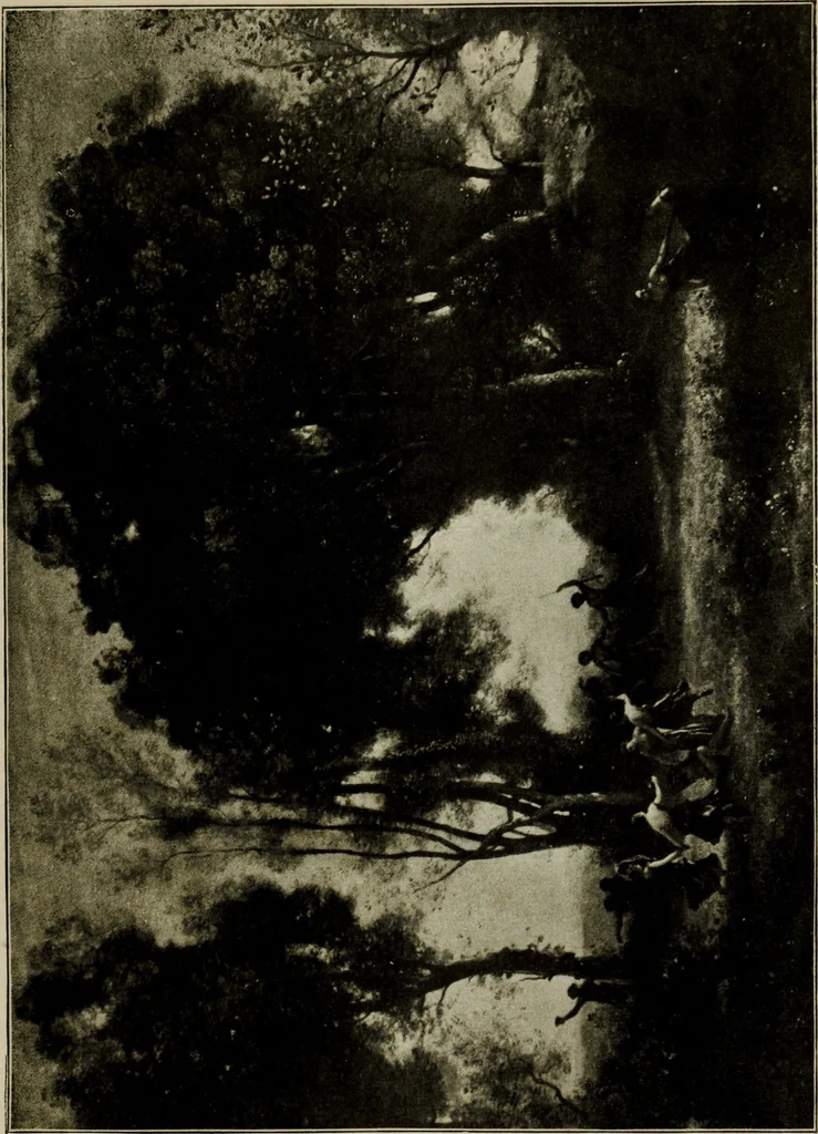 An illustration from The art of the Louvre, containing a brief history of the palace and of its collection of paintings, as well as descriptions and criticism of many of the principal pictures and their artists, 1905, leaf 444