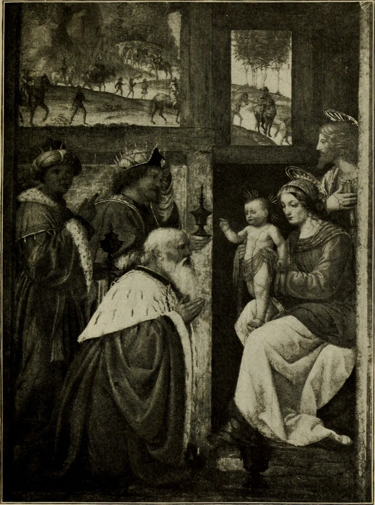 An illustration from The art of the Louvre, containing a brief history of the palace and of its collection of paintings, as well as descriptions and criticism of many of the principal pictures and their artists, 1905, leaf 98