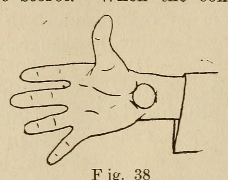An illustration from The art of magic, 1909, leaf 246