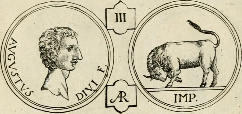 An illustration from The art of making devises : treating of hieroglyphicks, symboles, emblemes, aenigma's, sentences, parables, reverses of medalls, armes, blazons, cimiers, cyphres and rebus, 1646, leaf 68