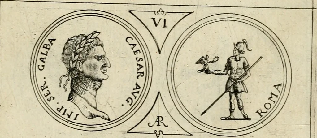 An illustration from The art of making devises : treating of hieroglyphicks, symboles, emblemes, aenigma's, sentences, parables, reverses of medalls, armes, blazons, cimiers, cyphres and rebus, 1646, leaf 70