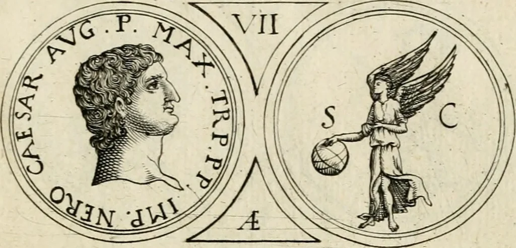 An illustration from The art of making devises : treating of hieroglyphicks, symboles, emblemes, aenigma's, sentences, parables, reverses of medalls, armes, blazons, cimiers, cyphres and rebus, 1646, leaf 72