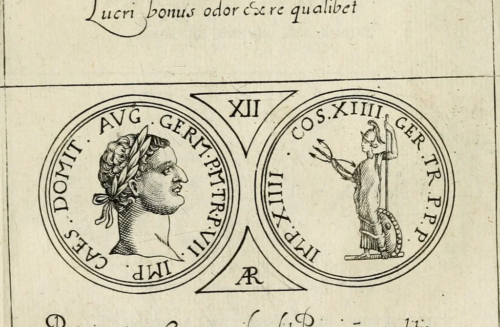 An illustration from The art of making devises : treating of hieroglyphicks, symboles, emblemes, aenigma's, sentences, parables, reverses of medalls, armes, blazons, cimiers, cyphres and rebus, 1646, leaf 76