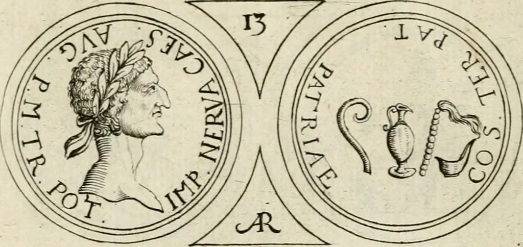 An illustration from The art of making devises : treating of hieroglyphicks, symboles, emblemes, aenigma's, sentences, parables, reverses of medalls, armes, blazons, cimiers, cyphres and rebus, 1646, leaf 78