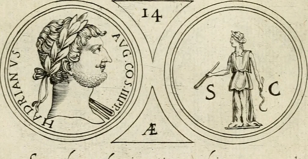 An illustration from The art of making devises : treating of hieroglyphicks, symboles, emblemes, aenigma's, sentences, parables, reverses of medalls, armes, blazons, cimiers, cyphres and rebus, 1646, leaf 78
