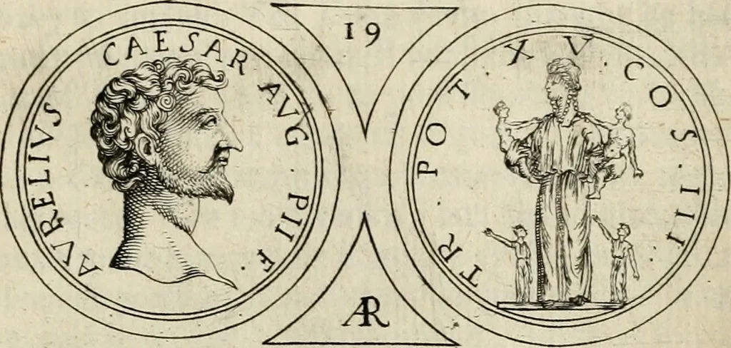 An illustration from The art of making devises : treating of hieroglyphicks, symboles, emblemes, aenigma's, sentences, parables, reverses of medalls, armes, blazons, cimiers, cyphres and rebus, 1646, leaf 84