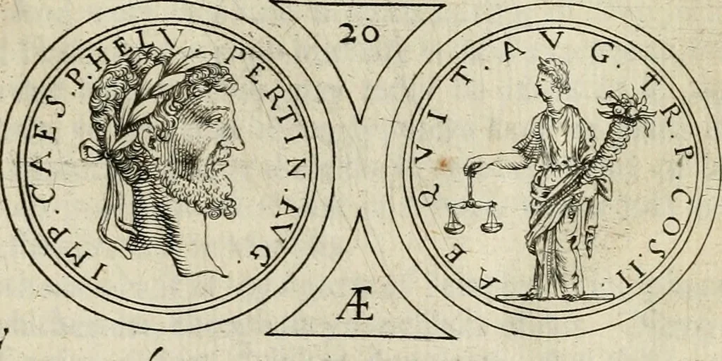 An illustration from The art of making devises : treating of hieroglyphicks, symboles, emblemes, aenigma's, sentences, parables, reverses of medalls, armes, blazons, cimiers, cyphres and rebus, 1646, leaf 84