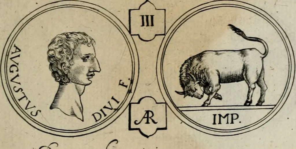 An illustration from The art of making devises : treating of hieroglyphicks, symboles, emblemes, aenigma's, sentences, parables, reverses of medals, armes, blazons, cimiers, cyphers and rebus, 1648, leaf 66